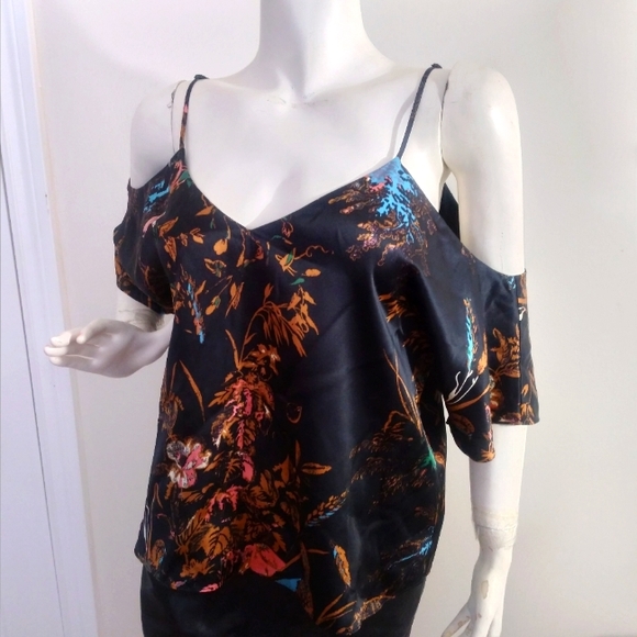 Wilfred Cold Shoulder Silk Blouse - Picture 4 of 6